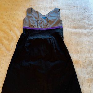 Boden Two-Tone Dress with Empire Waist MORE LIKE A SIZE 12